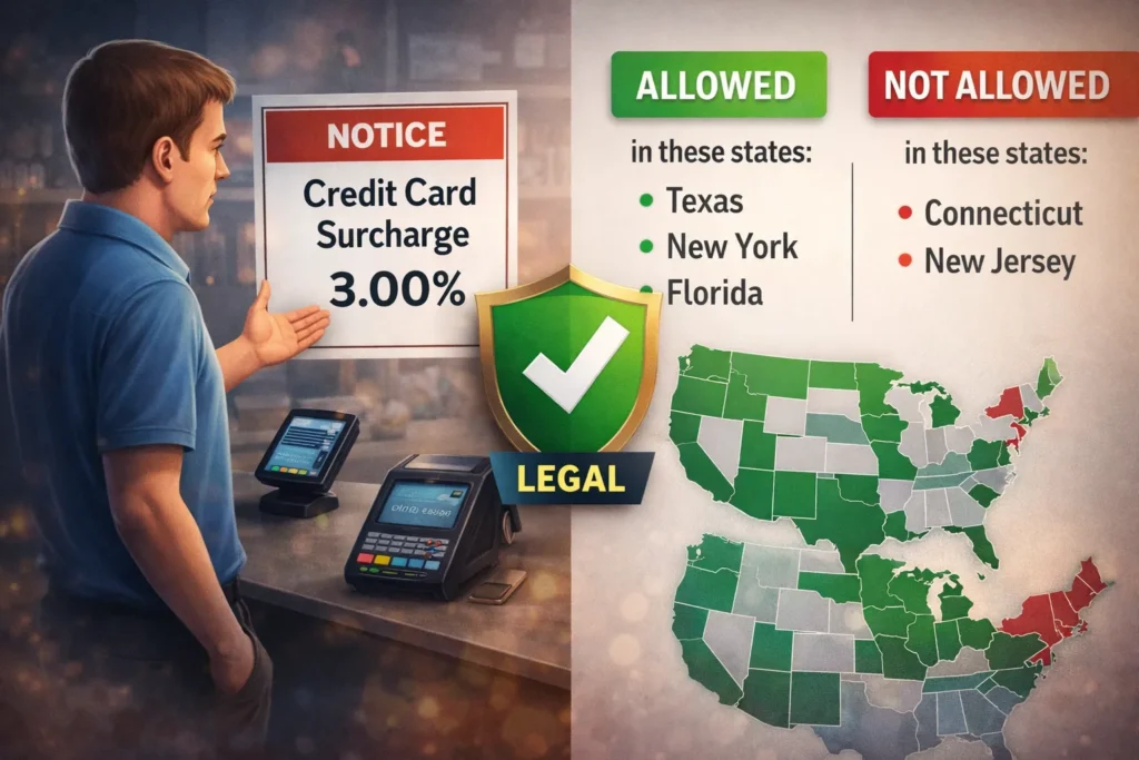credit card surcharge laws by state