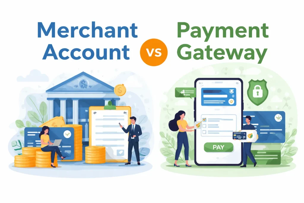 Merchant Account vs Payment Gateway