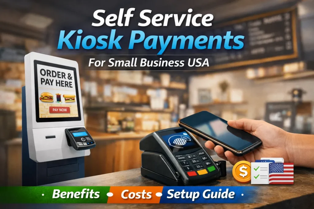self service kiosk payments small business usa