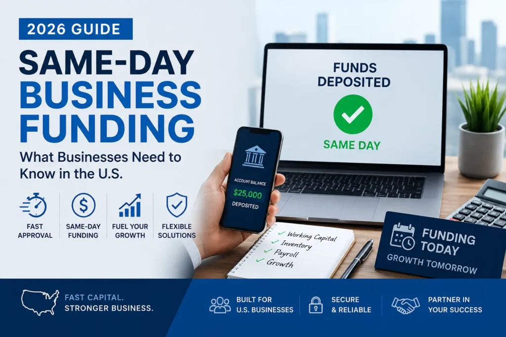 same day business funding